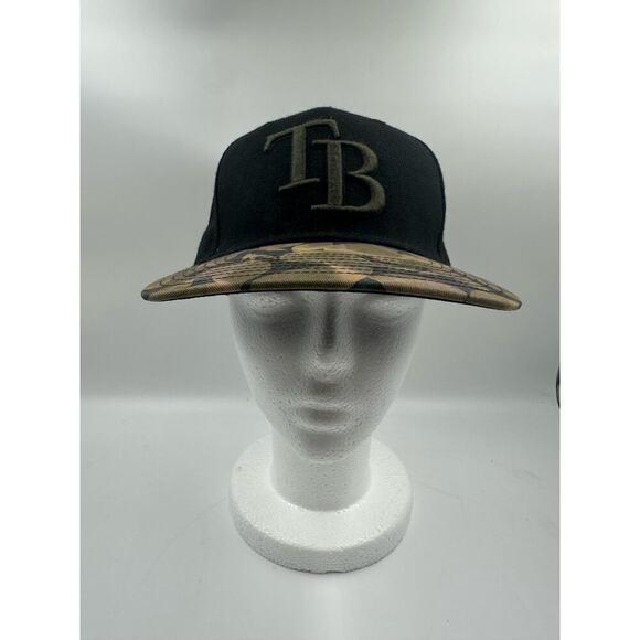 47 Brand Other - Tampa Bay Rays Snapback Hat Cap - Adjustable - Black Camo - '47 Brand